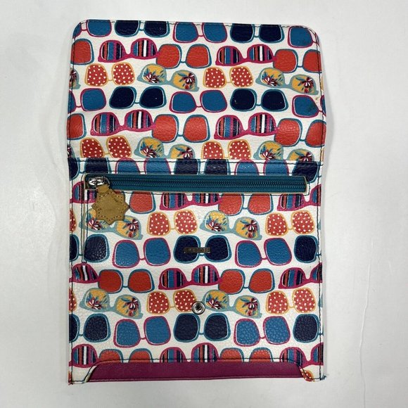 Relic By Fossil Crossbody Bag With Matching Billfold, White Multicolor Glasses- - Picture 5 of 12